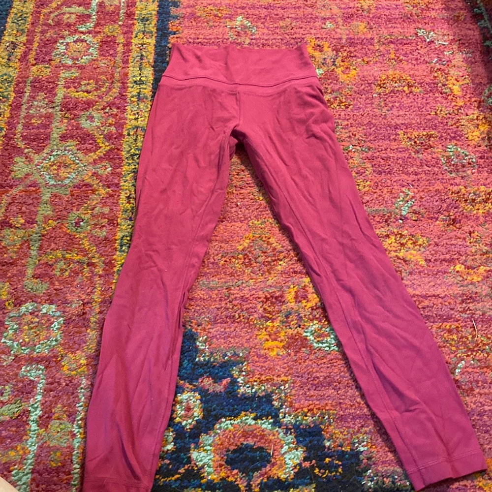 Lululemon pink leggings